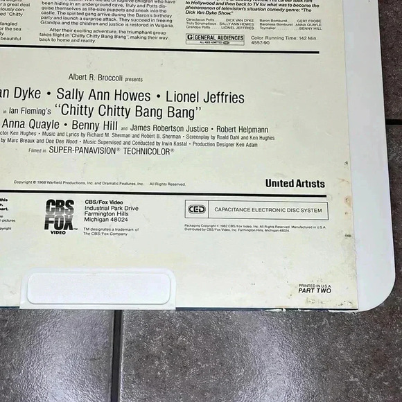 Vintage Chitty Chitty Bang Bang CED - Picture 5 of 8